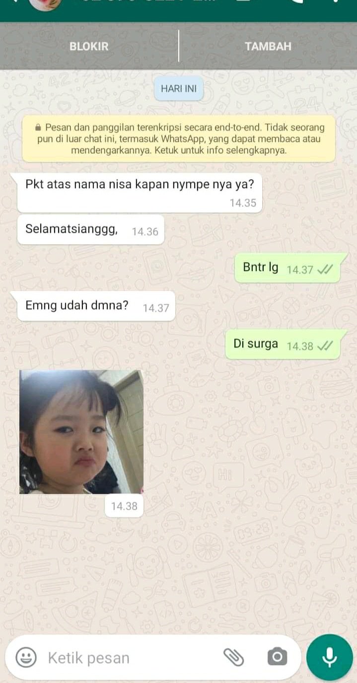 10 Chat lucu kurir paket ngajak bercanda ini bikin pelanggan nyengir