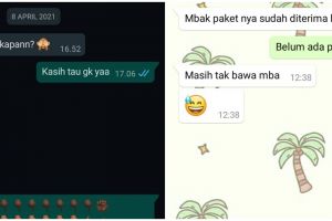 10 Chat lucu kurir paket ngajak bercanda ini bikin pelanggan nyengir