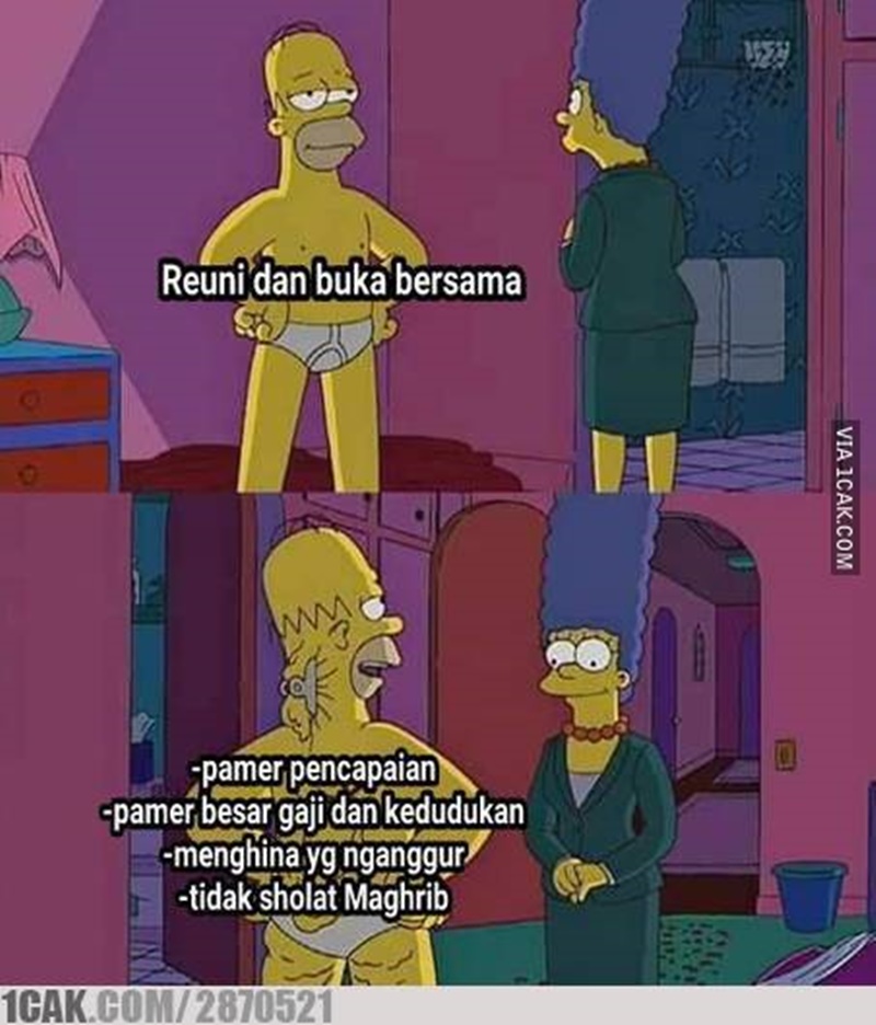 20 Meme suka duka buka puasa bersama ini bikin ngangguk setuju