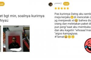12 Testimoni lucu kasih bintang lima di toko online ini bikin nyengir