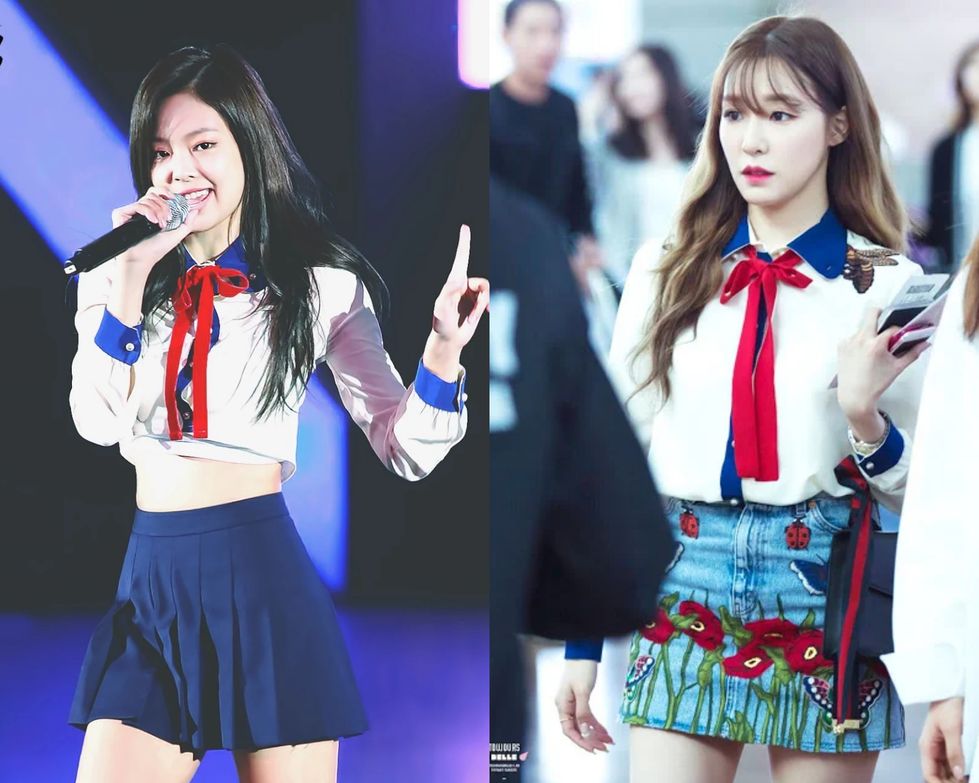 6 Outfit Jennie Blackpink kembar sama seleb lain, ada artis Indonesia