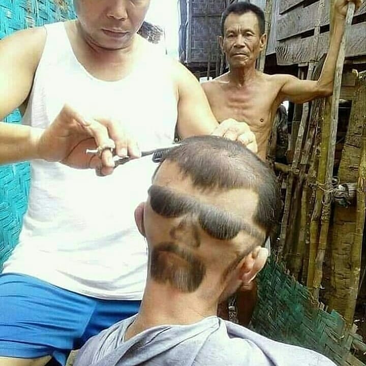 20 Model rambut nggak biasa warganet, ada yang bentuk peci