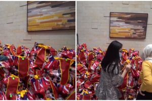 10 Momen Nagita bagi-bagi hampers Lebaran, ada yang dapat iPhone