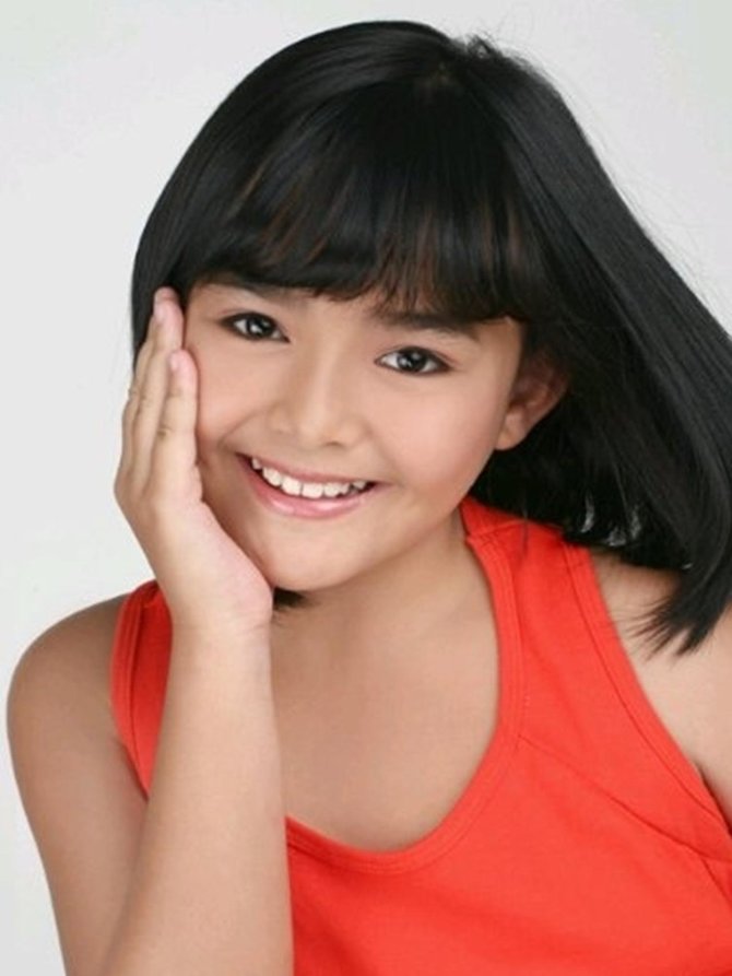 Potret masa kecil 7 pemain Mermaid in Love, Amanda Manopo imut