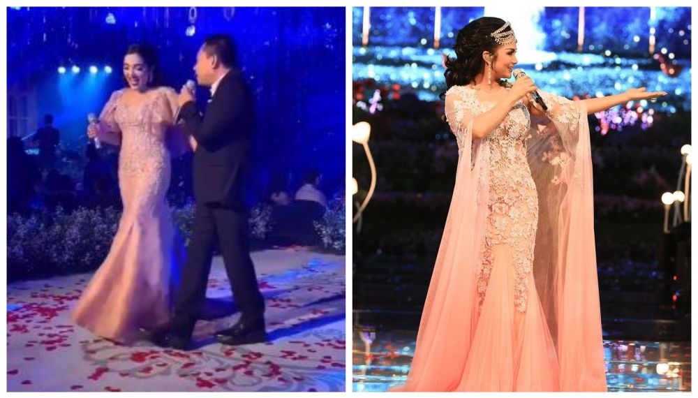 6 Beda gaya Ashanty dan Krisdayanti saat di atas panggung