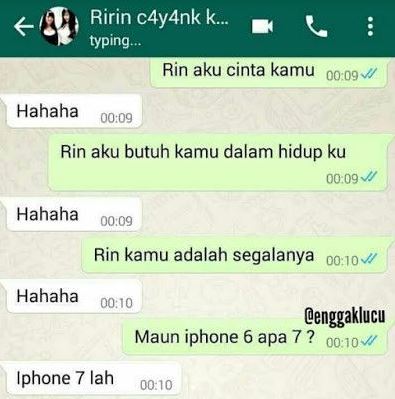 10 Chat lucu gagal gombalin cewek, bikin para jomblo tersenyum getir