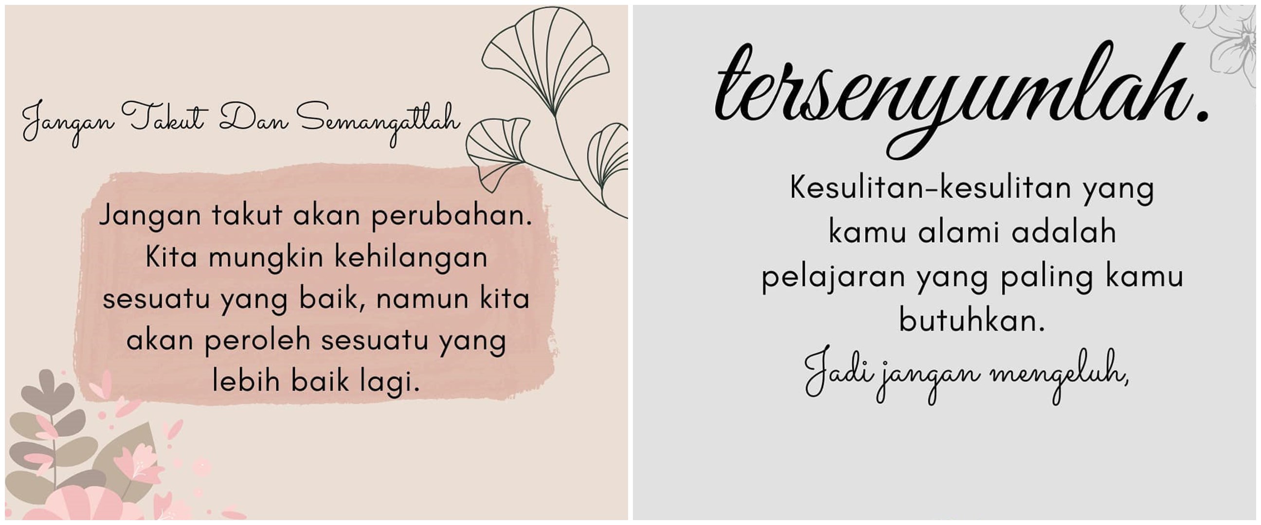 50 Kata-kata menenangkan hati dan pikiran, terbaik dan bikin semangat