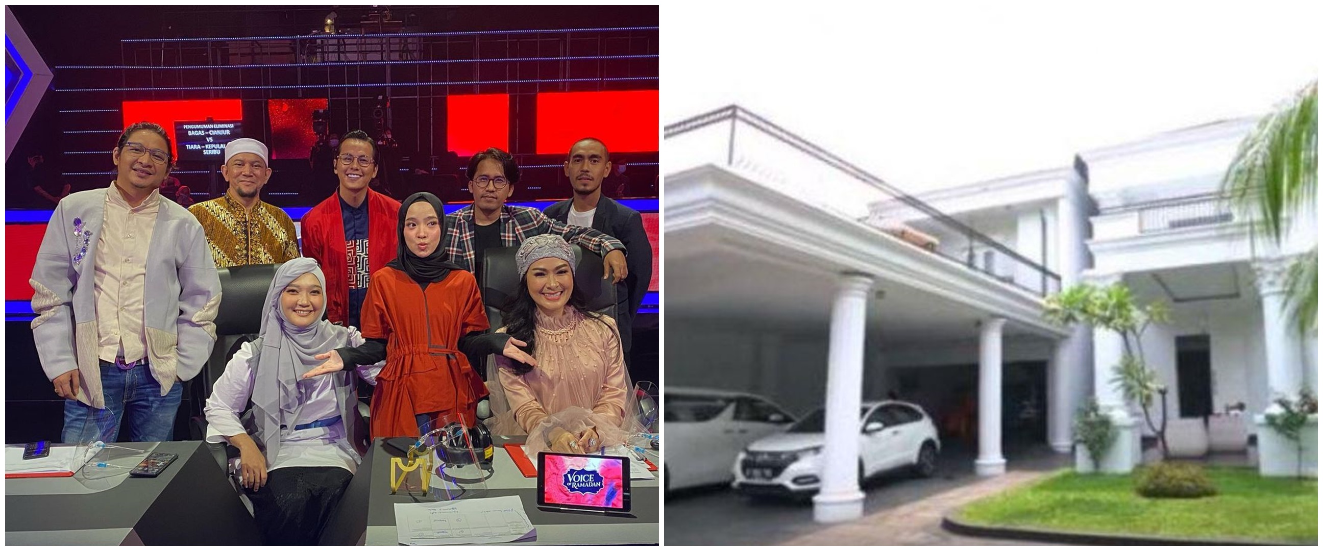 Potret rumah 6 juri Voice of Ramadan, punya Iis Dahlia ada mini golf