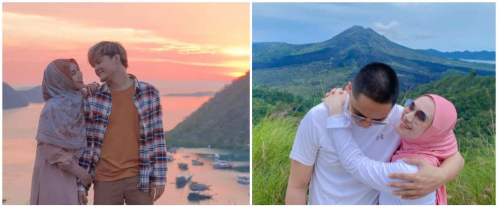 10 Beda gaya berhijab Anisa Rahma eks Cherrybelle dan Melody eks JKT48