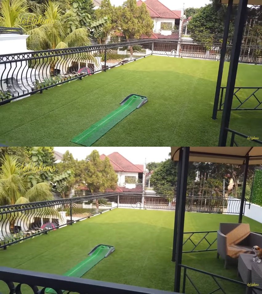 Potret rooftop rumah 10 seleb, punya Zaskia Sungkar mewah di lantai 4