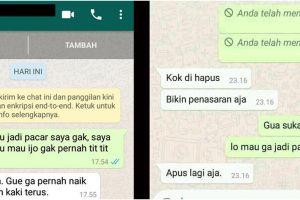 20 Chat lucu cowok nembak cewek, endingnya ngenes abis