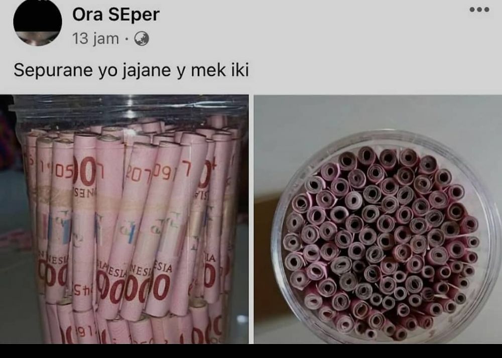 10 Potret penampakan uang nyeleneh ini bikin mikir keras