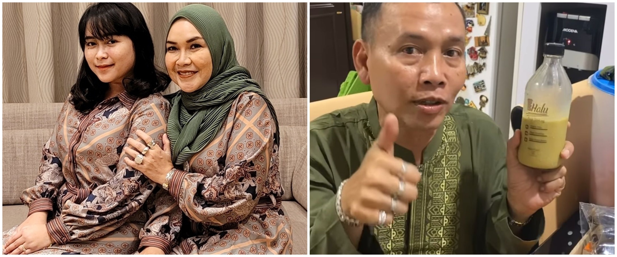 6 Potret ayah dan ibu Ayu Ting Ting pakai cincin banyak, jadi sorotan