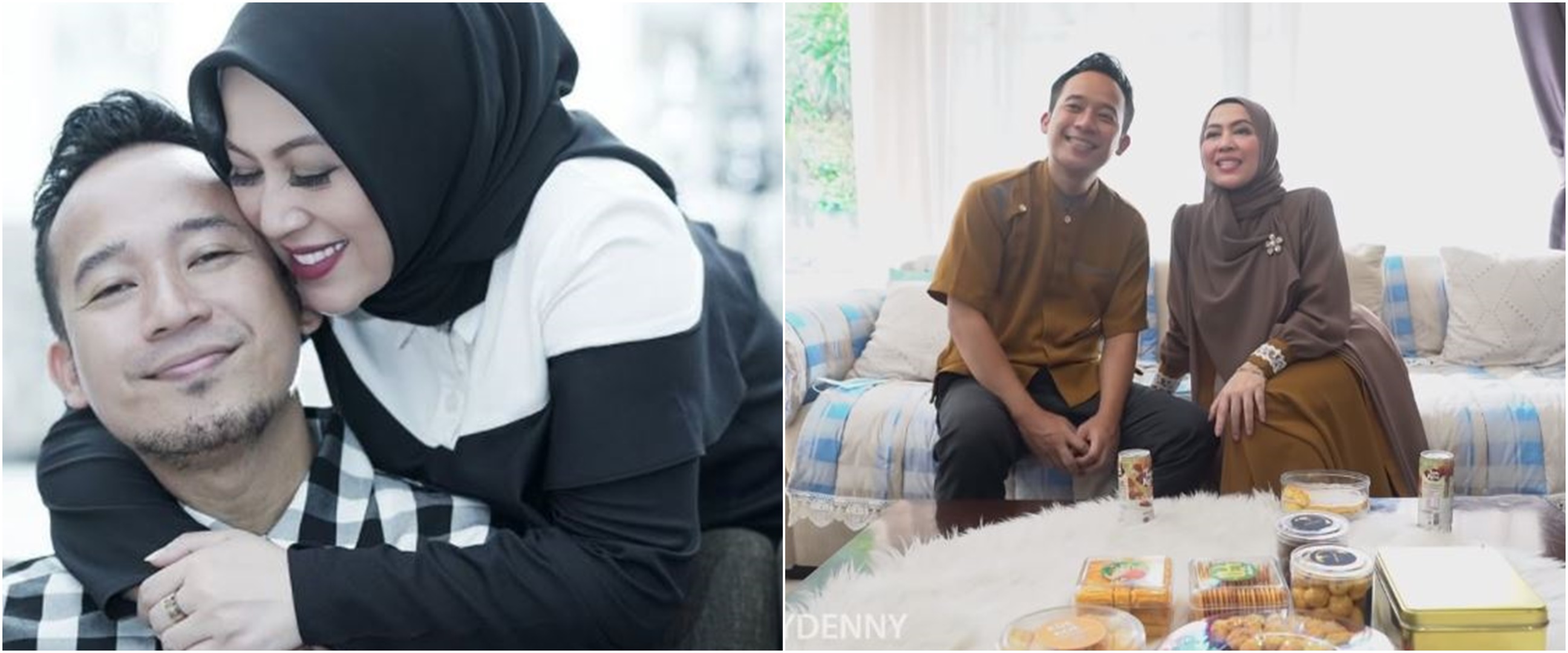 10 Momen Denny Cagur & istri bagi THR ke tetangga, penuh keakraban