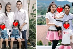 10 Gaya pemotretan keluarga Ruben Onsu pakai baju adat Bali, memukau