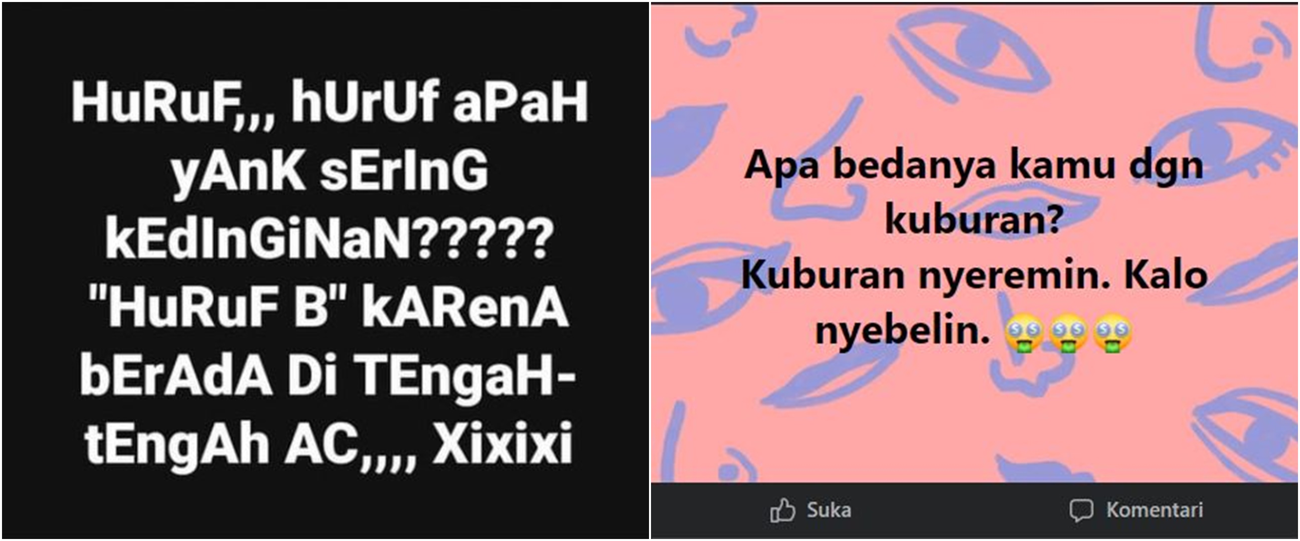 10 Status lucu tebak-tebakan di FB, jawabannya bikin ngerutin dahi