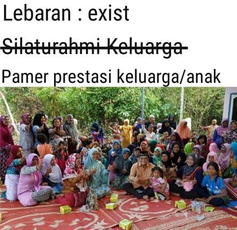 10 Meme lucu silaturahmi saat Lebaran ini bikin senyum tipis