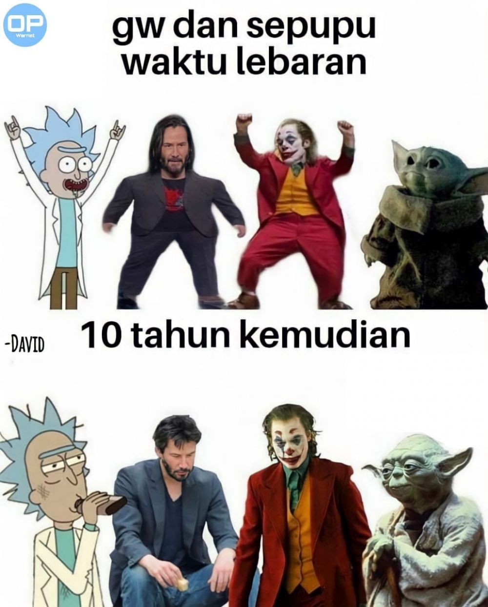 10 Meme lucu silaturahmi saat Lebaran ini bikin senyum tipis