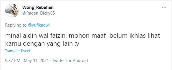 10 Cuitan kocak ucapan selamat Lebaran dari warganet ini bikin baper