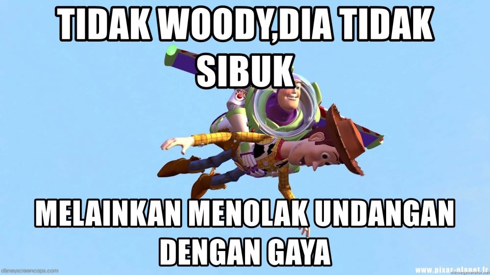 10 Meme lucu 'dengan gaya' Woody dan Buzz Toy Story, bikin cekikikan