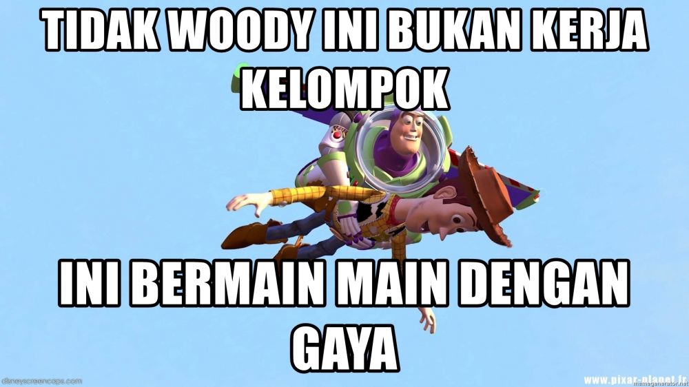 10 Meme lucu 'dengan gaya' Woody dan Buzz Toy Story, bikin cekikikan