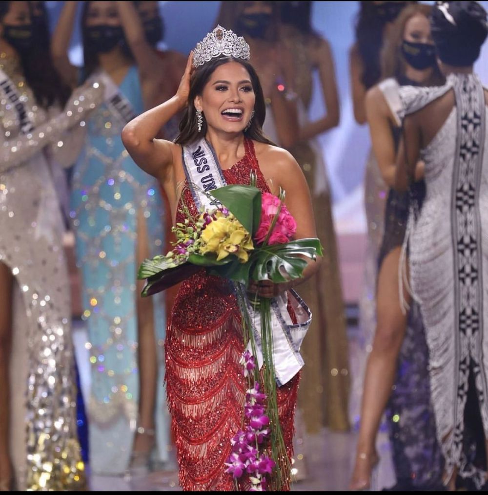10 Potret pesona Andrea Meza, juara Miss Universe 2020 dari Meksiko