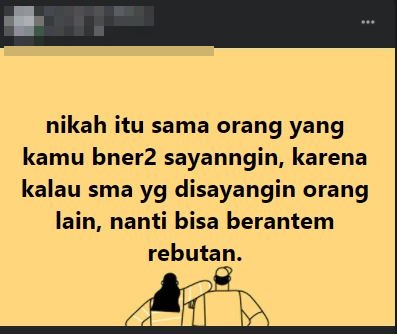 10 Status FB lucu 'quotes pernikahan' ini endingnya bikin kesel