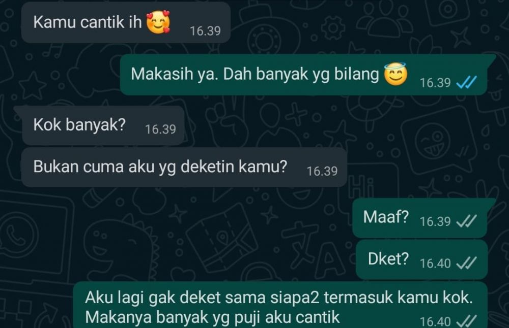 10 Chat lucu cinta tak berbalas, endingnya ngenes abis