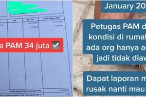 Viral warga kena denda air PAM hingga Rp 34 juta, ini kronologinya