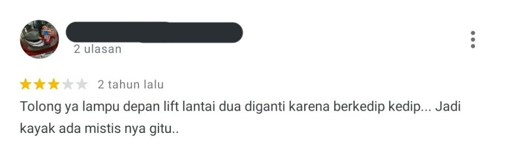 review nginap di hotel &copy; Twitter