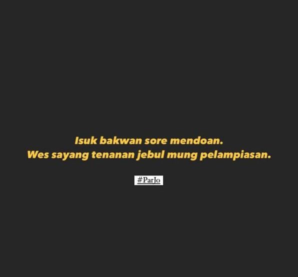15 Pantun cinta bahasa Jawa ini kocak sekaligus bikin baper