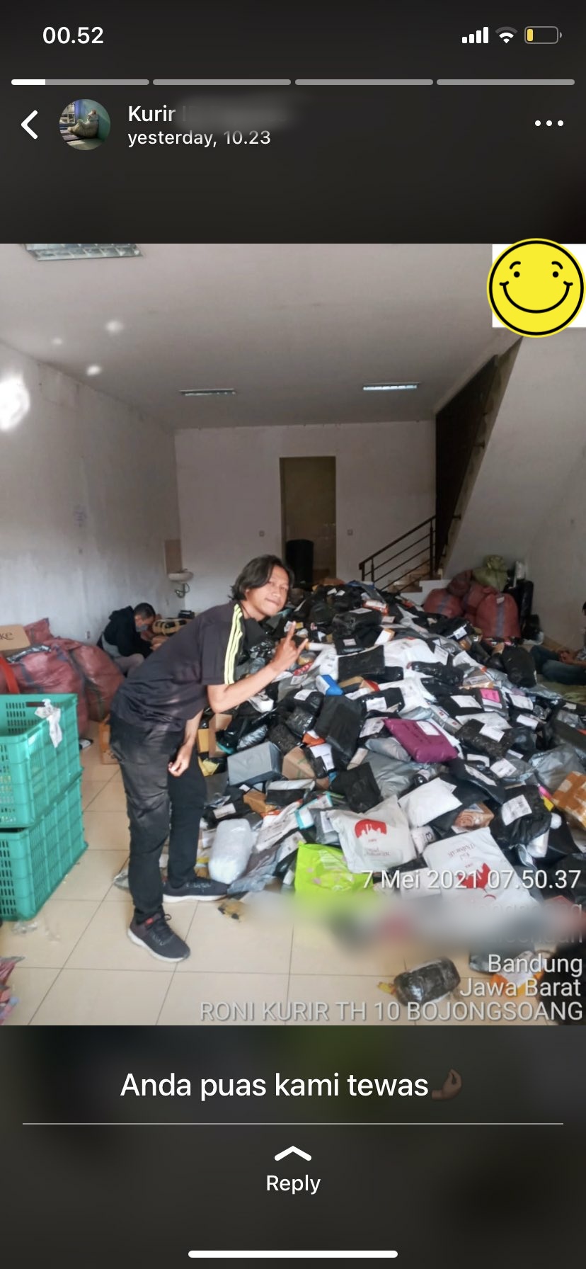 12 Status WhatsApp lucu kurir saat bekerja, penuh lika-liku