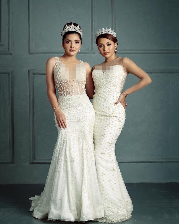 8 Pesona Ashanty kenakan gaun besar, penampilannya bak seorang ratu