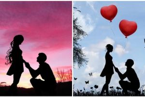 Demi lamar kekasih, pria ini lakukan aksi ekstrem hingga masuk selokan