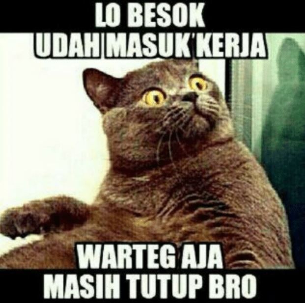 20 Meme lucu libur telah usai ini bikin senyum getir