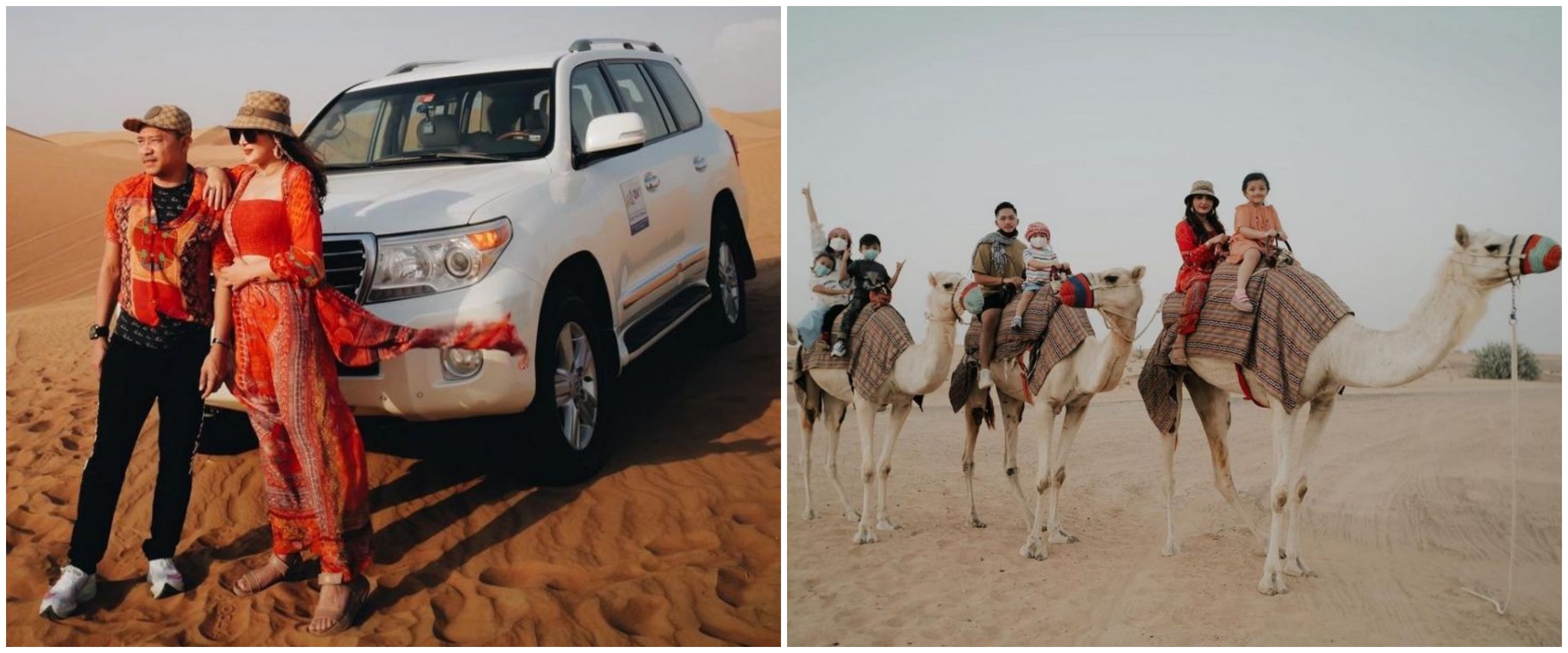 10 Potret liburan Anang dan Ashanty di Dubai, ajak para karyawan