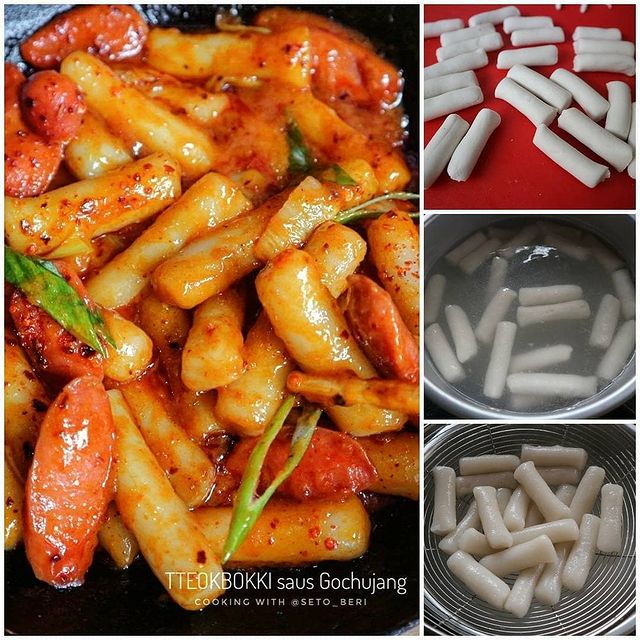 7 Langkah membuat rice cake tteokbokki, nggak gampang lengket