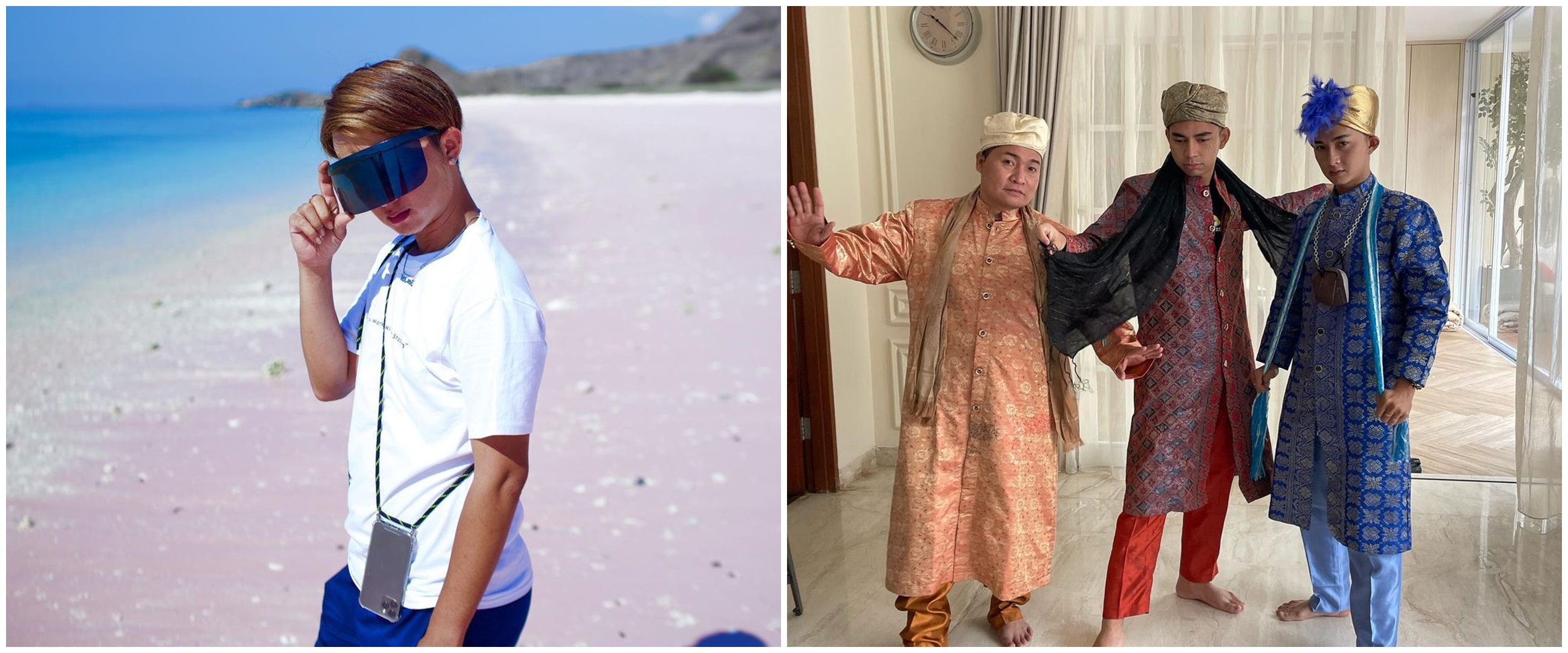 10 Potret Sensen, asisten Raffi Ahmad yang gayanya nyentrik