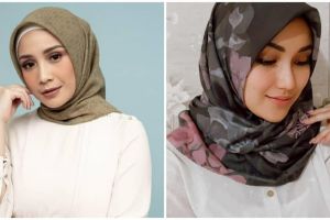 10 Beda gaya Nagita Slavina dan Ayu Ting Ting saat kenakan hijab