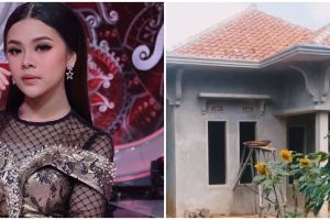 7 Potret kondisi rumah panggung Meli LIDA yang sedang direnovasi