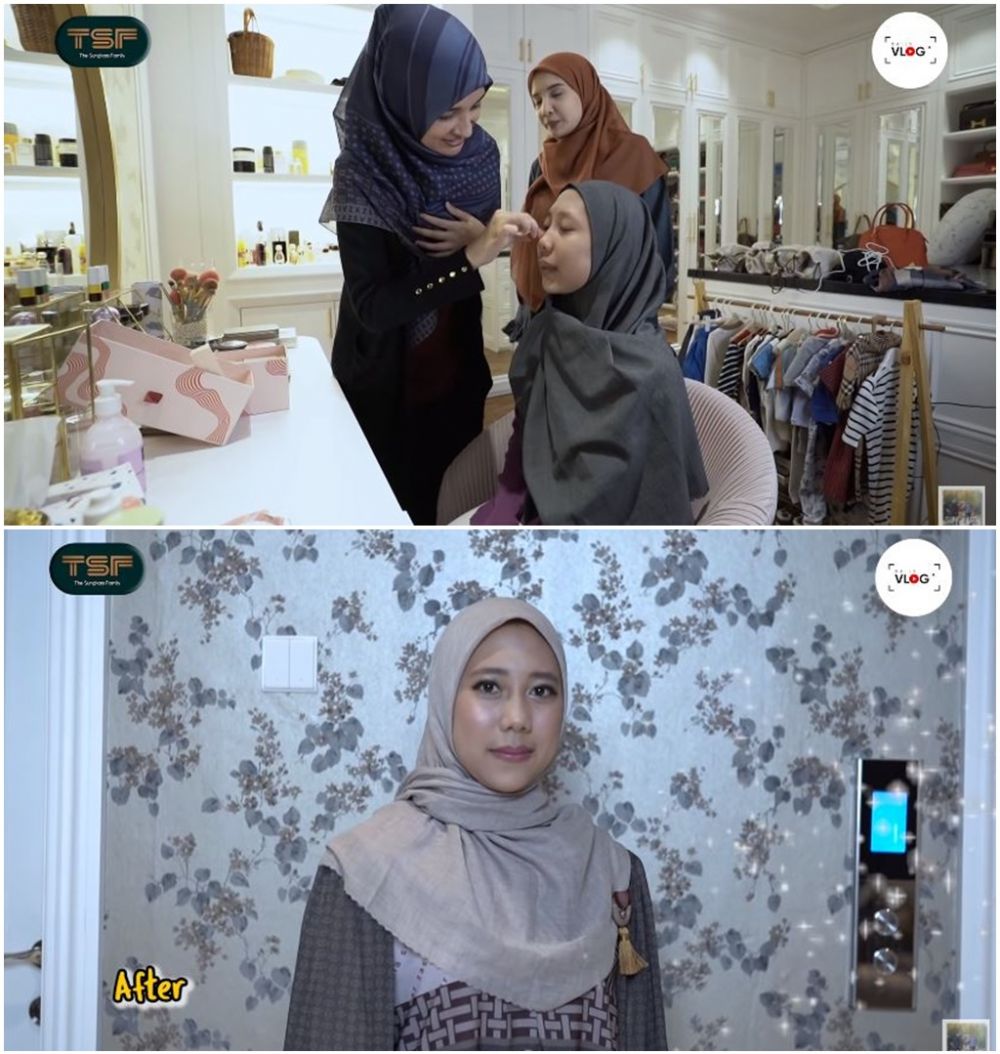 Momen 6 seleb makeover asisten rumah tangga, hasilnya memukau