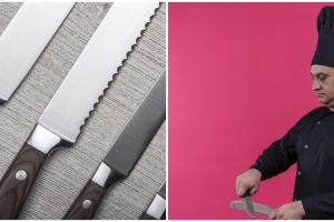 6 Cara mudah mengasah pisau dapur, tajam bak beli baru