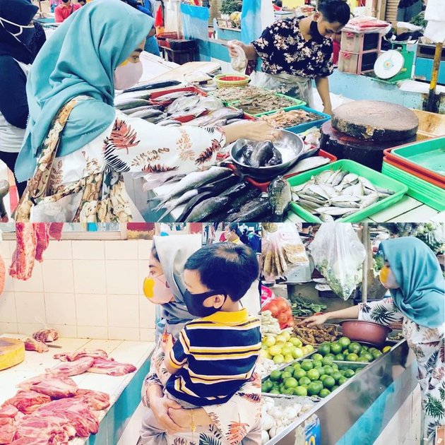 Gaya 10 penyanyi cantik saat pergi ke pasar tradisional, sederhana