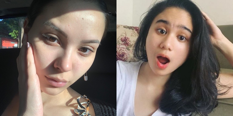 8 Beda gaya Alyssa Daguise dan Tissa Biani tanpa makeup, mana idolamu?