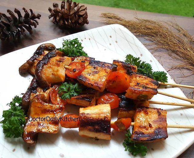 8 Resep kreasi sate jamur, mudah dibuat dan bikin ketagihan