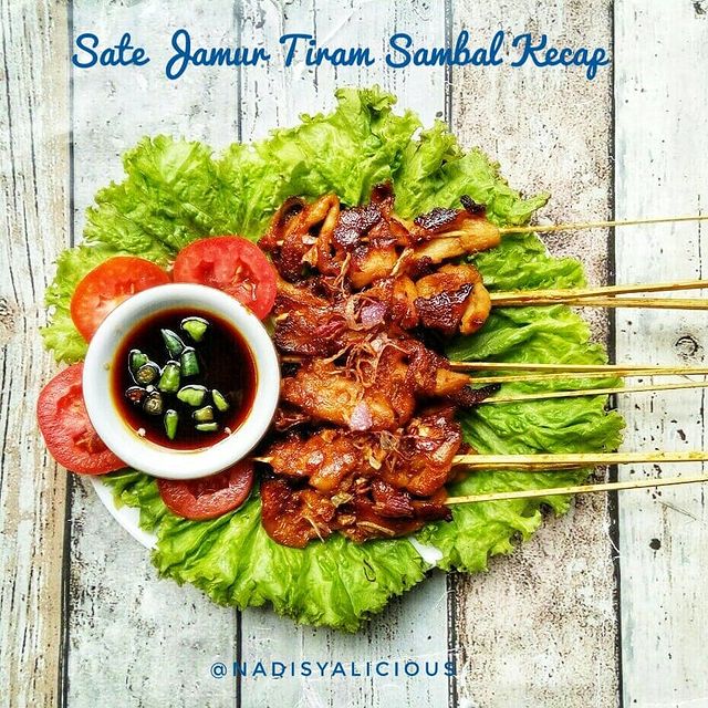 8 Resep kreasi sate jamur, mudah dibuat dan bikin ketagihan