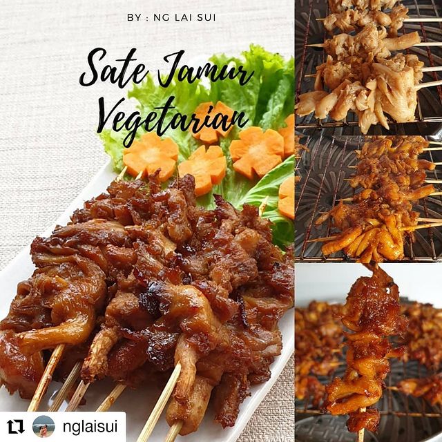 8 Resep kreasi sate jamur, mudah dibuat dan bikin ketagihan