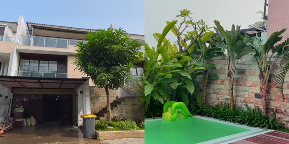 Potret rumah 8 seleb istri anak band, milik Syahnaz Sadiqah modern