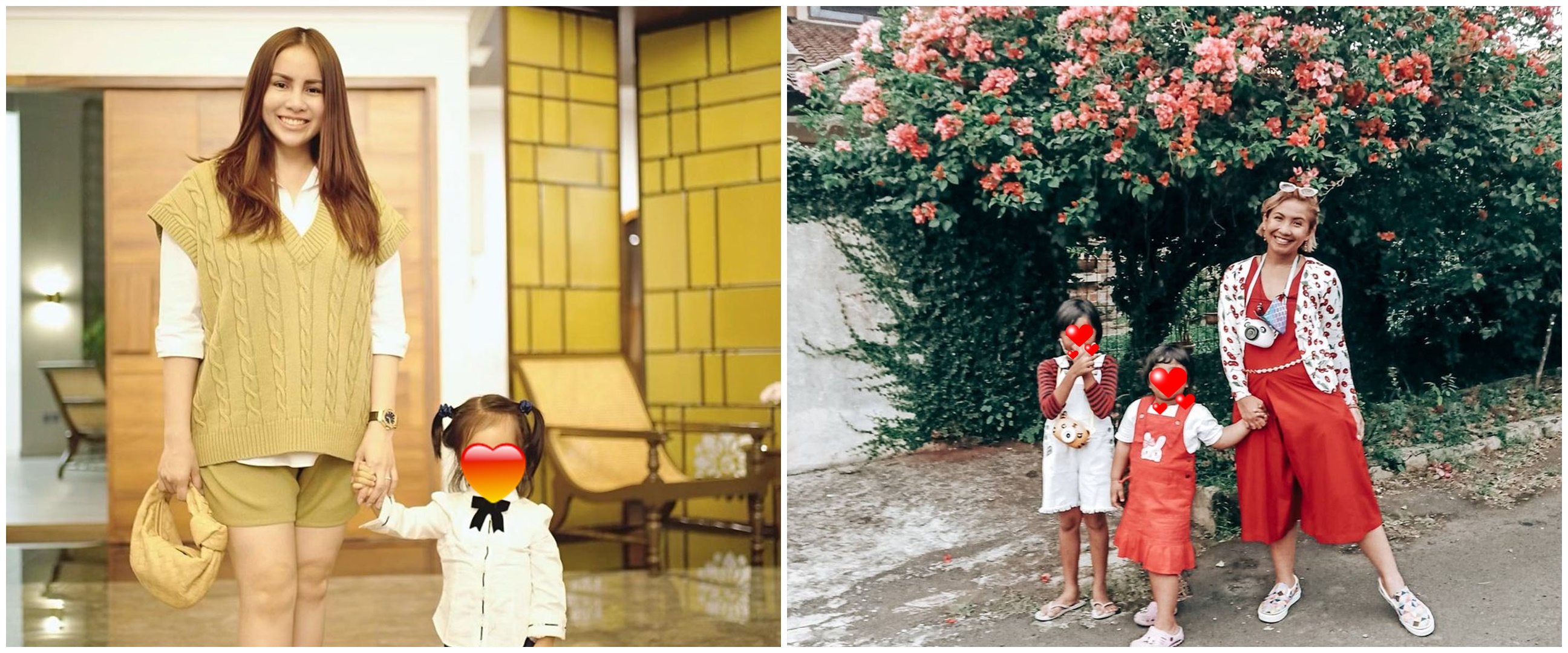 Beda gaya 8 vokalis wanita momong anak, Tantri Kotak tampil kasual