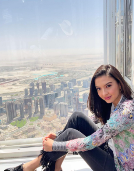 Gaya 10 seleb saat liburan di Dubai, Ashanty tampil mewah